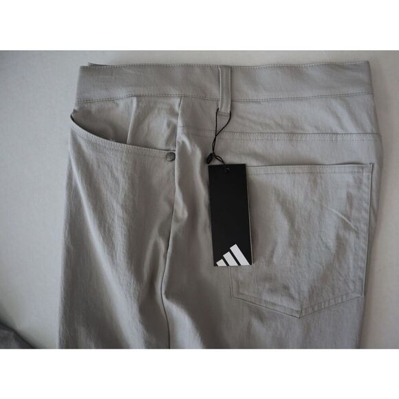 Adidas ADVR0856 Men's Sz 34/30 Gray Slim Fit 5-Pocket Golf Pants - Picture 6 of 11